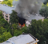 Մոսկվայի հյուսիս արևելքում հինգհարկանի շենքում պայթյունի հետևանքով հրդեհ է բռնկվել․ ՏԵՍԱՆՅՈՒԹ