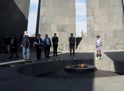 Baroness Caroline Cox pays tribute to Armenian Genocide victims
