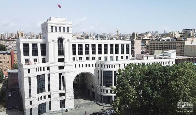 Заявление МИД РА относительно нарушений трехстороннего заявления и международного гуманитарного права со стороны Азербайджана