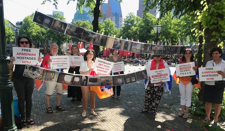 Dutch parliamentarians join Armenians in The Hague to demand release of POWs and civilians