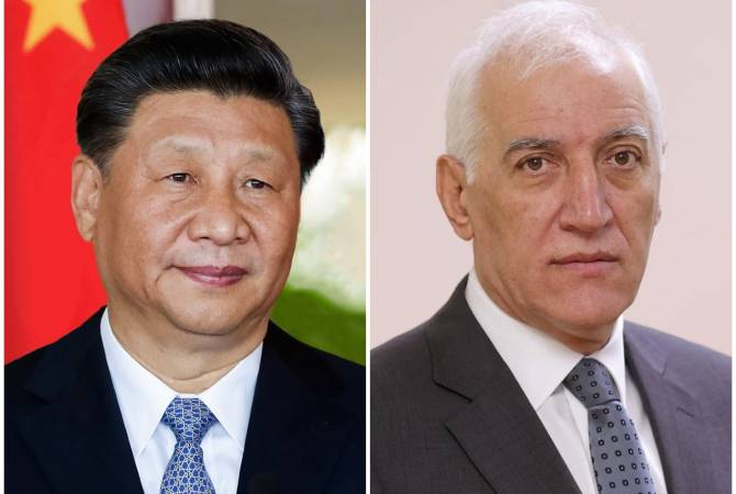 Երկկողմ հարաբերությունների զարգացումը մեծ թափ է ստացել. Չինաստանի նախագահը շնորհավորել է Վահագն Խաչատուրյանին