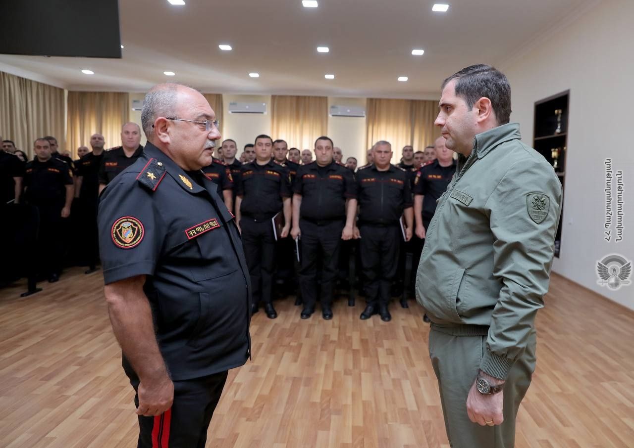 ՀՀ պաշտպանության նախարար Սուրեն Պապիկյանն այցելել է ՊՆ ռազմական ոստիկանություն