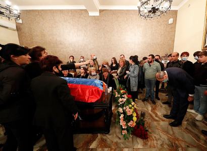 Armenia PM attends Requiem Service for deceased soldier, Private Marat Manukyan