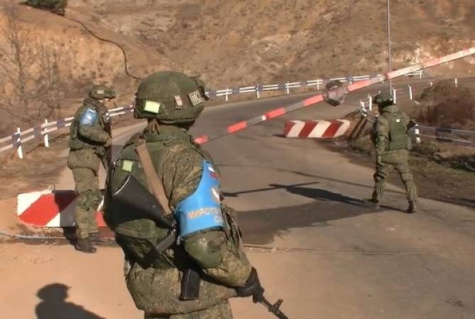 ՌԴ խաղաղապահներն ապահովել են 400 ավտոմեքենայի անվտանգ երթևեկությունը դեպի Լեռնային Ղարաբաղ