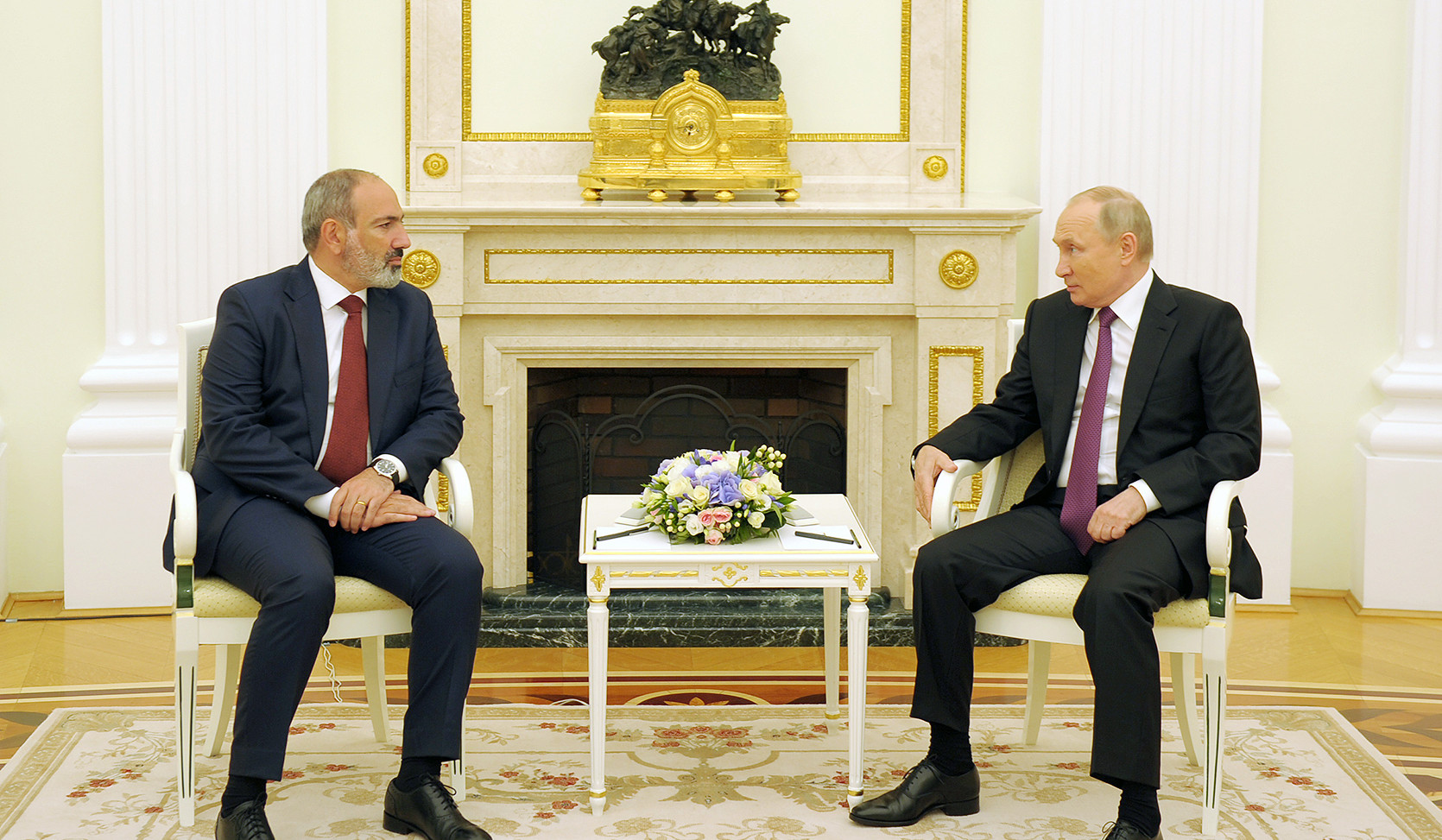 Վարչապետ Նիկոլ Փաշինյանը հեռախոսազրույց է ունեցել Ռուսաստանի Դաշնության նախագահ Վլադիմիր Պուտինի հետ