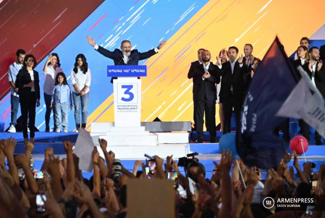 Political forces congratulate Pashinyan on election victory
