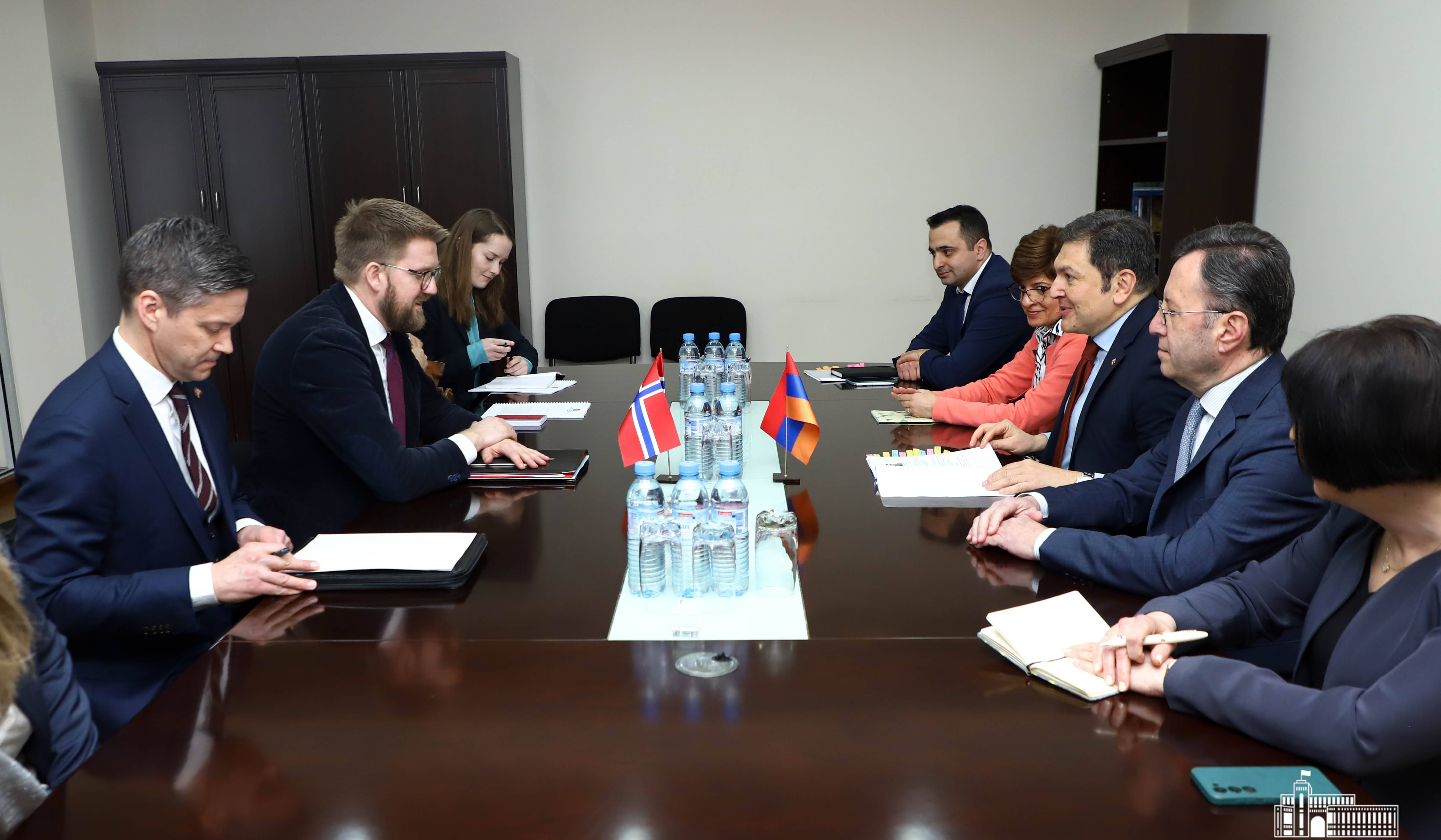 Հայաստանի և Նորվեգիայի ԱԳ նախարարությունների միջև անցկացվել են քաղաքական խորհրդակցություններ