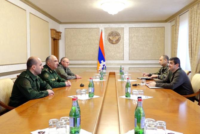ՀՀ զինվորական դատախազը Արցախում հանդիպել է ՌԴ խաղաղապահ զորակազմի հրամանատարի հետ