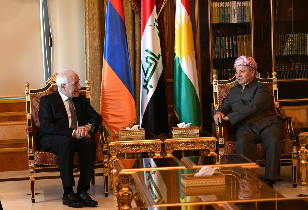 Հանրապետության նախագահ Վահագն Խաչատուրյանն Իրաքի Հանրապետություն կատարած պաշտոնական այցի շրջանակներում Իրաքյան Քուրդիստանում է