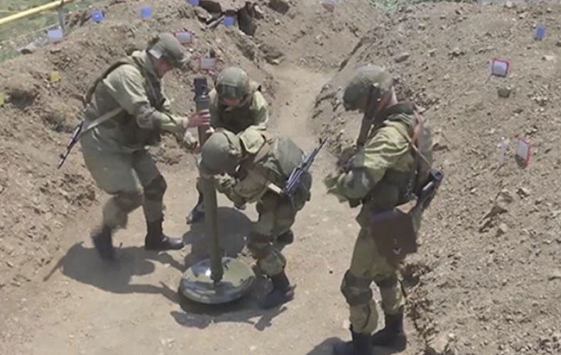 C военнослужащими российского миротворческого контингента в Нагорном Карабахе проведены занятия по боевой подготовке миротворческих подразделений