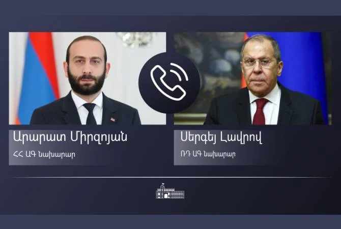 Հայաստանի արտաքին գործերի նախարար Արարատ Միրզոյանը հեռախոսազրույց է ունեցել ՌԴ ԱԳ նախարար Սերգեյ Լավրովի հետ