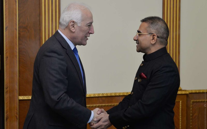 Հնդկաստանի դեսպանը հրաժեշտի հանդիպում է ունեցել Հանրապետության նախագահի հետ