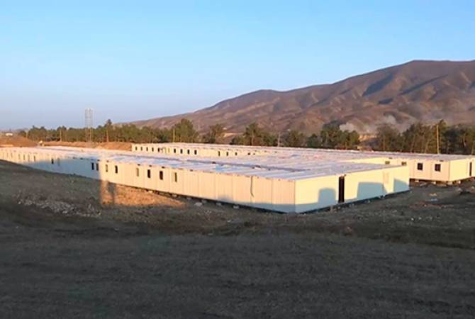 Блочно-модульный городок для размещения российских миротворцев в Нагорном Карабахе