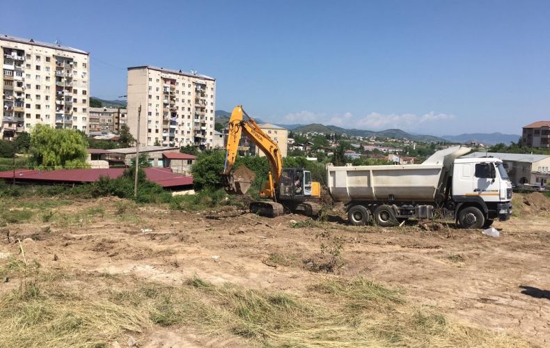 ConConstruction of a new district near Tigran Mets Street started in Stepanakert