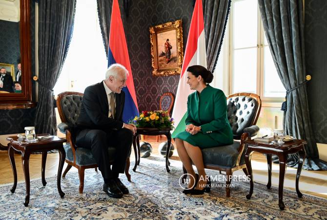 Հայաստանի և Հունգարիայի նախագահներն առանձնազրույց են ունեցել