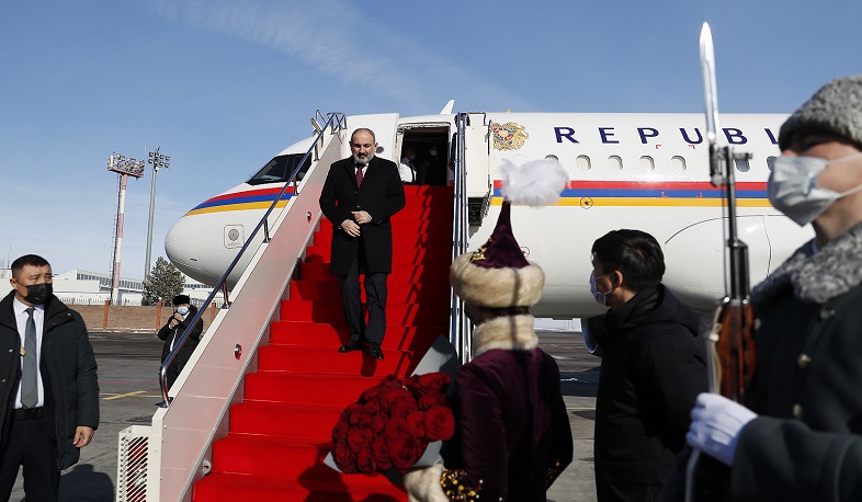 Վարչապետ Նիկոլ Փաշինյանն աշխատանքային այցով ժամանել է Ղազախստանի Հանրապետություն