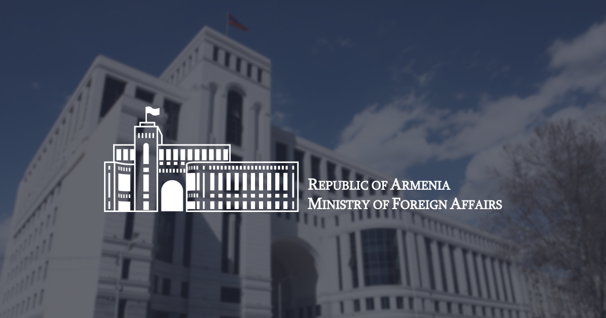 Мы осуждаем притязания президента Азербайджана на территориальную целостность Армении: МИД РА
