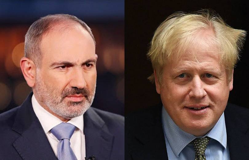 Nikol Pashinyan congratulated Boris Johnson on national holiday