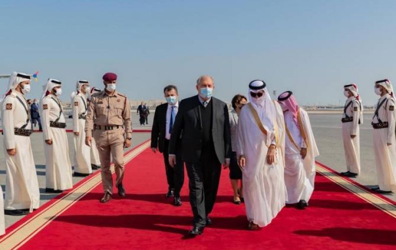 ՀՀ նախագահ Արմեն Սարգսյանը առավոտյան աշխատանքային այցով ժամանել է Կատար