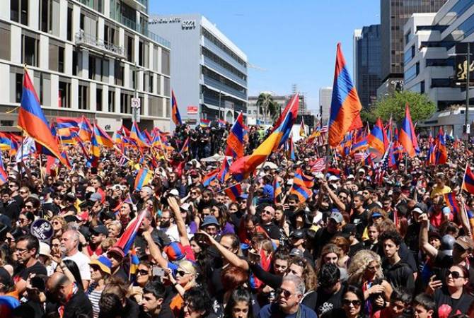LA County Sheriff welcomes peaceful protests of Armenians, condemns attacks on Artsakh civilians