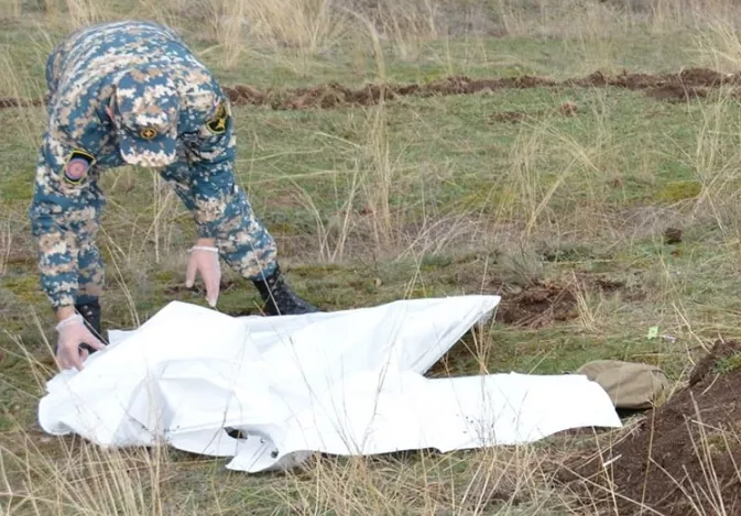 На участке Физули обнаружены тела 4 военнослужащих: ГСЧС МВД Арцаха