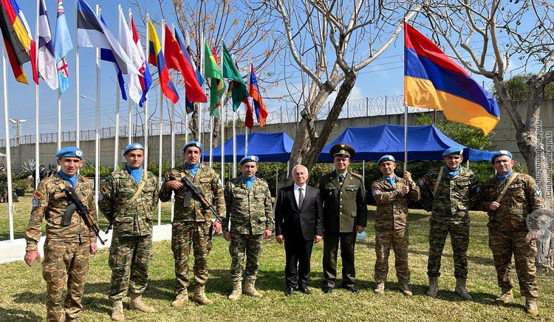 Խաղաղապահ առաքելություն իրականացնող հայ զինծառայողները մասնակցել են բազմազգ զորախմբի հրամանատարի փոփոխության հանդիսավոր արարողությանը