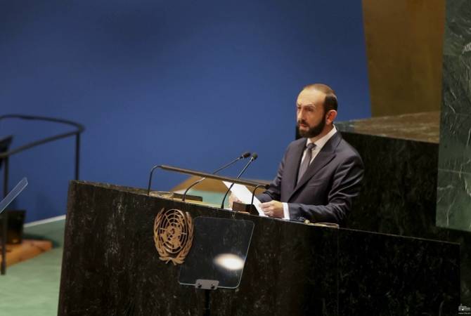 Հայաստանի ժողովուրդը հաղթահարելու է իր դեմ սանձազերծված հիբրիդային պատերազմը. ԱԳ նախարարը՝ ՄԱԿ ԳԱ 78-րդ նստաշրջանին