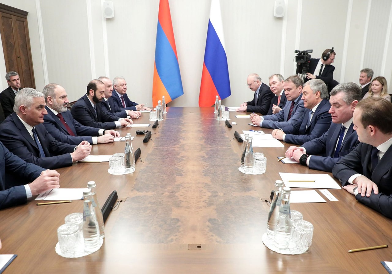 Հայաստանի Հանրապետության վարչապետ Նիկոլ Փաշինյանը հանդիպումներ է ունեցել Պետդումայի նախագահի և ՌԴ Դաշնային խորհրդի նախագահի հետ 
