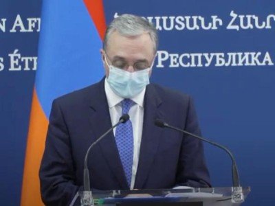 Armenia FM: Primary issue is exercise of right of people of Artsakh to self-determination