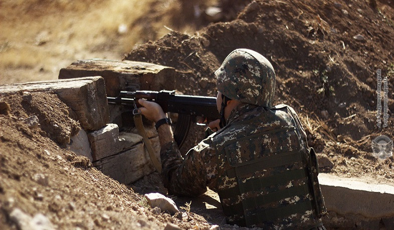 Ադրբեջանական զինուժը Մարտակերտի շրջանում խախտել է հրադադարը՝ կիրառելով հրաձգային զենք. ՊԲ