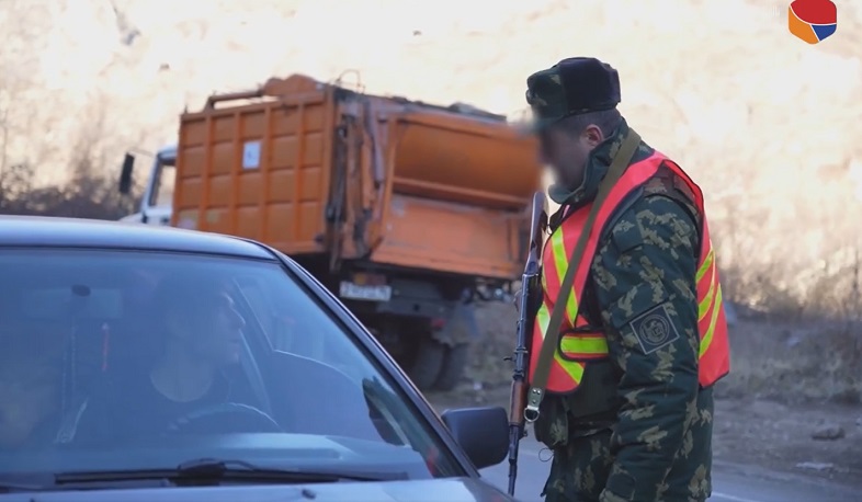 Безопасность на дороге Горис-Капан обеспечивают пограничные войска СНБ и российские миротворцы