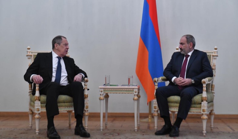 Состоялась встреча премьер-министра Пашиняна с Сергеем Лавровым