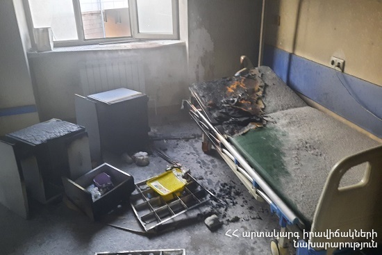Large fire breaks out at Yerevan hospital, 11 patients evacuated