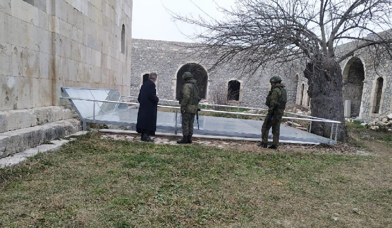 Primate of Artsakh Diocese visits Amaras Monastery