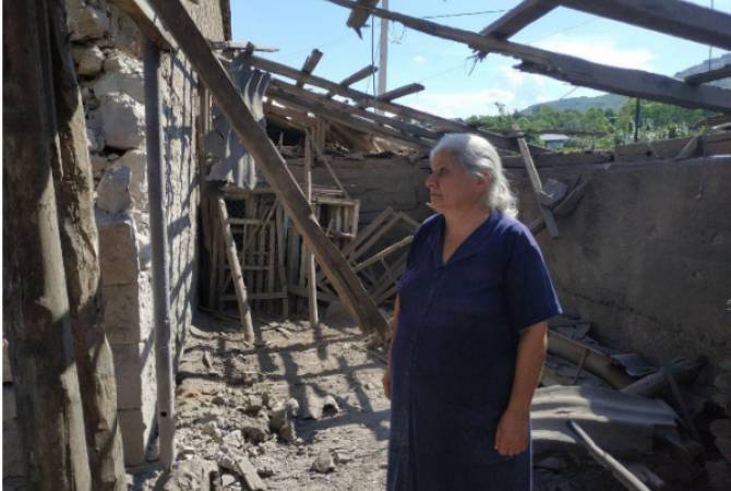 Խաղաղ բնակիչը թիրախում. Ադրբեջանական հրետակոծությունից ավերածություններ (լուսանկարներ)
