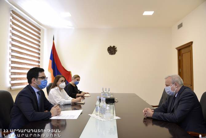 Ռուստամ Բադասյանը Ռուսաստանի դեսպանի հետ քննարկել է համագործակցության զարգացմանն ուղղված հարցեր
