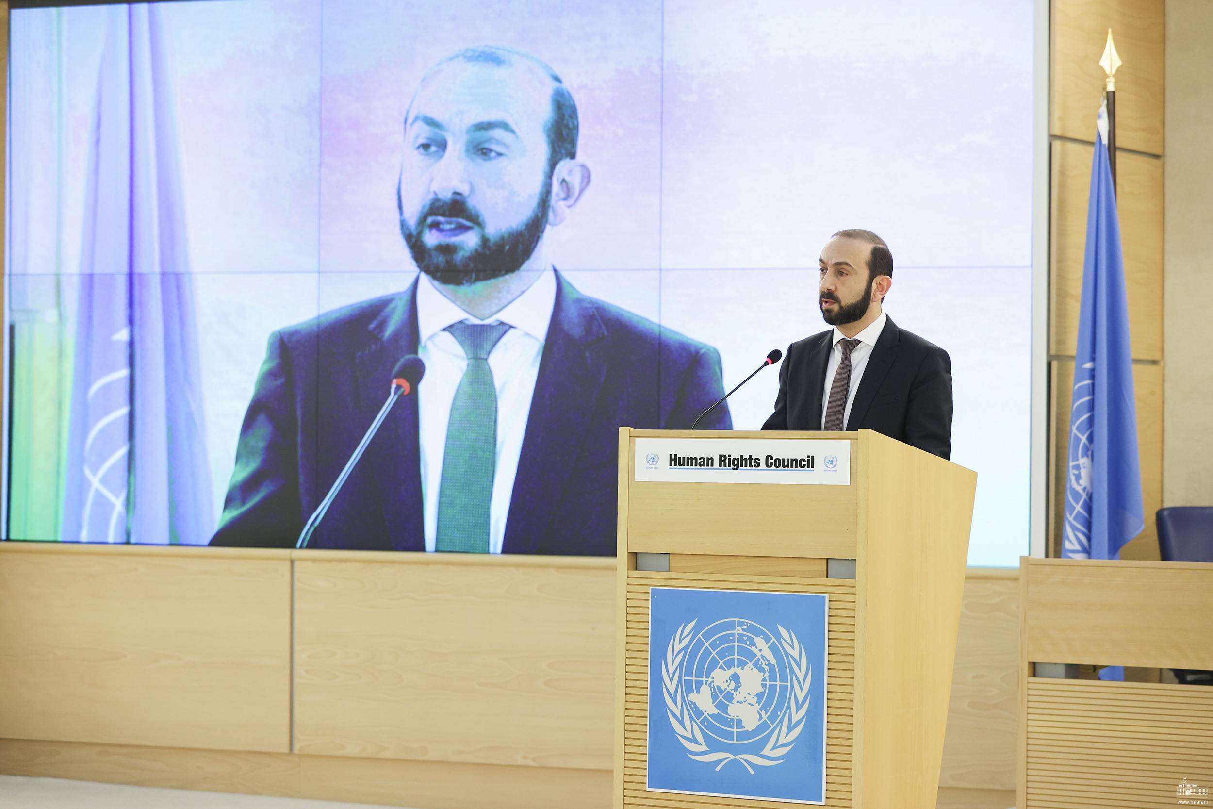 Հայաստանի արտաքին գործերի նախարար Արարատ Միրզոյանը մասնակցել է ՄԱԿ մարդու իրավունքների խորհրդի 52-րդ նիստին և հանդես եկել ելույթով