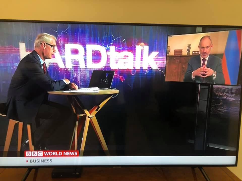 ՀՀ Վարչապետ Նիկոլ Փաշինյանը հարցազրույց է տվել BBC-ի «HardTalk» հաղորդմանը