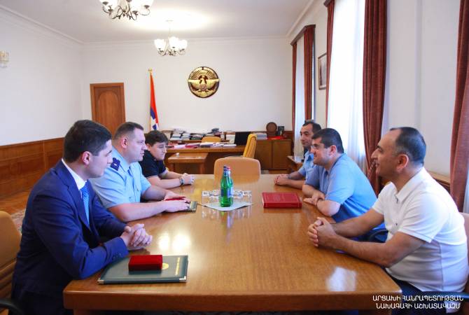 President of Artsakh receives Chairman of Investigative Committee of Armenia