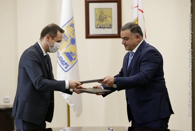 Мэры Еревана и Степанакерта подписали программу о сотрудничестве на 2021-2023 годы