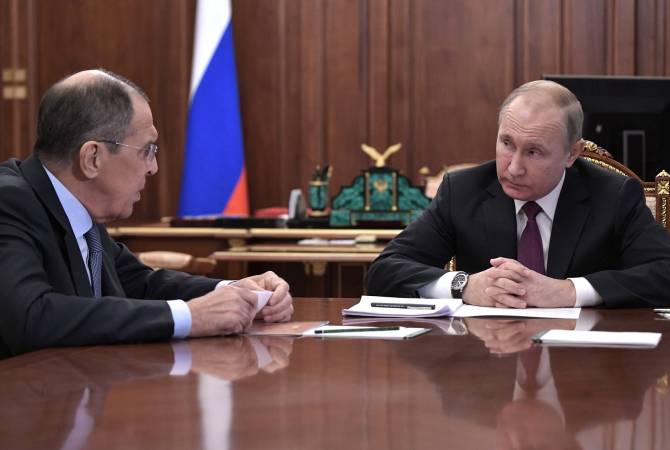 Путин поручил Лаврову уведомить партнеров по ОБСЕ и международные организации о ситуации с Карабахом
