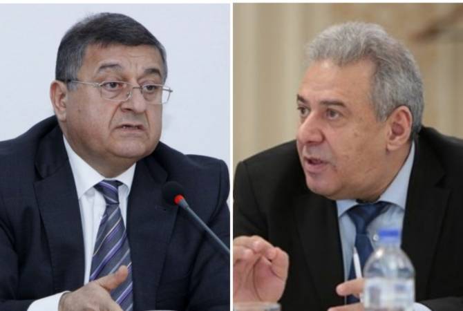 Гагик Джангирян и Вагаршак Арутюнян обсудили вопрос соблюдения сроков следствий по военным делам
