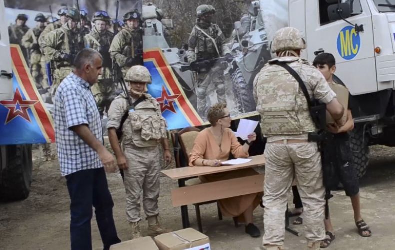 Российские миротворцы провели гуманитарную акцию в отдаленном населенном пункте Мартунинского района