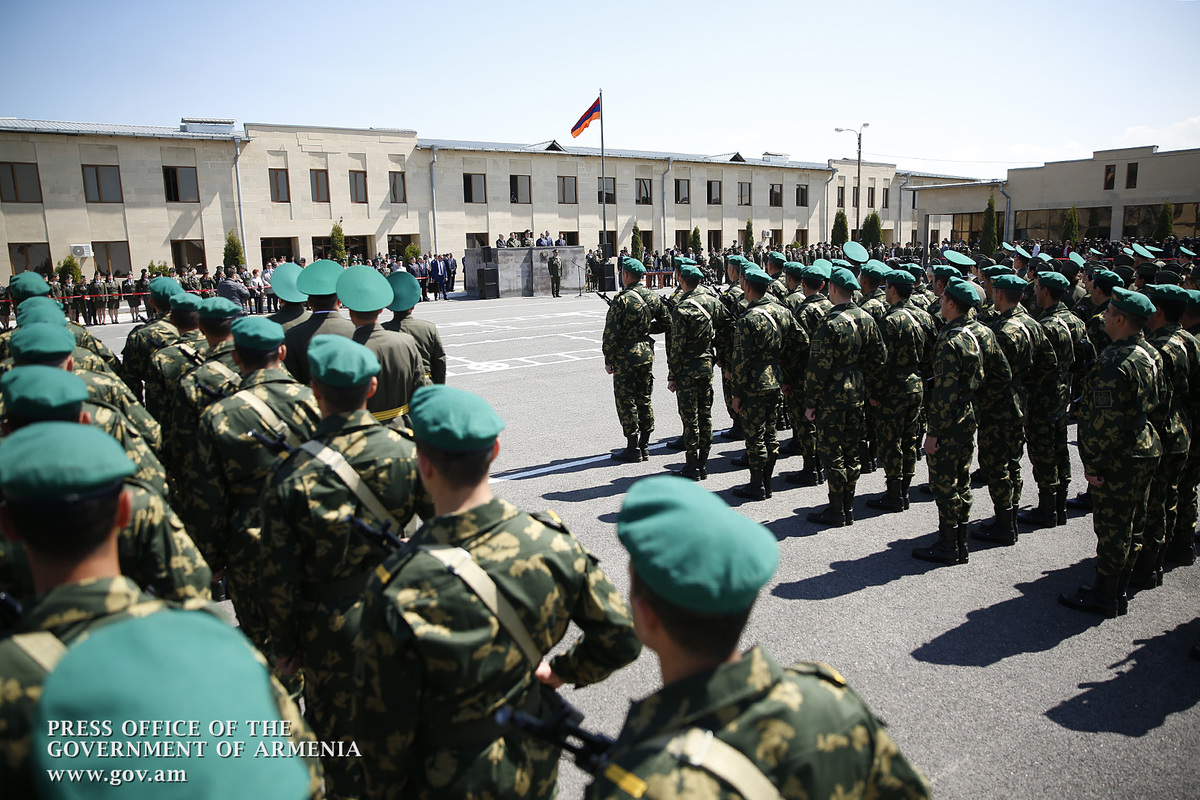 The border troops of the national security service of Armenia have a new commander