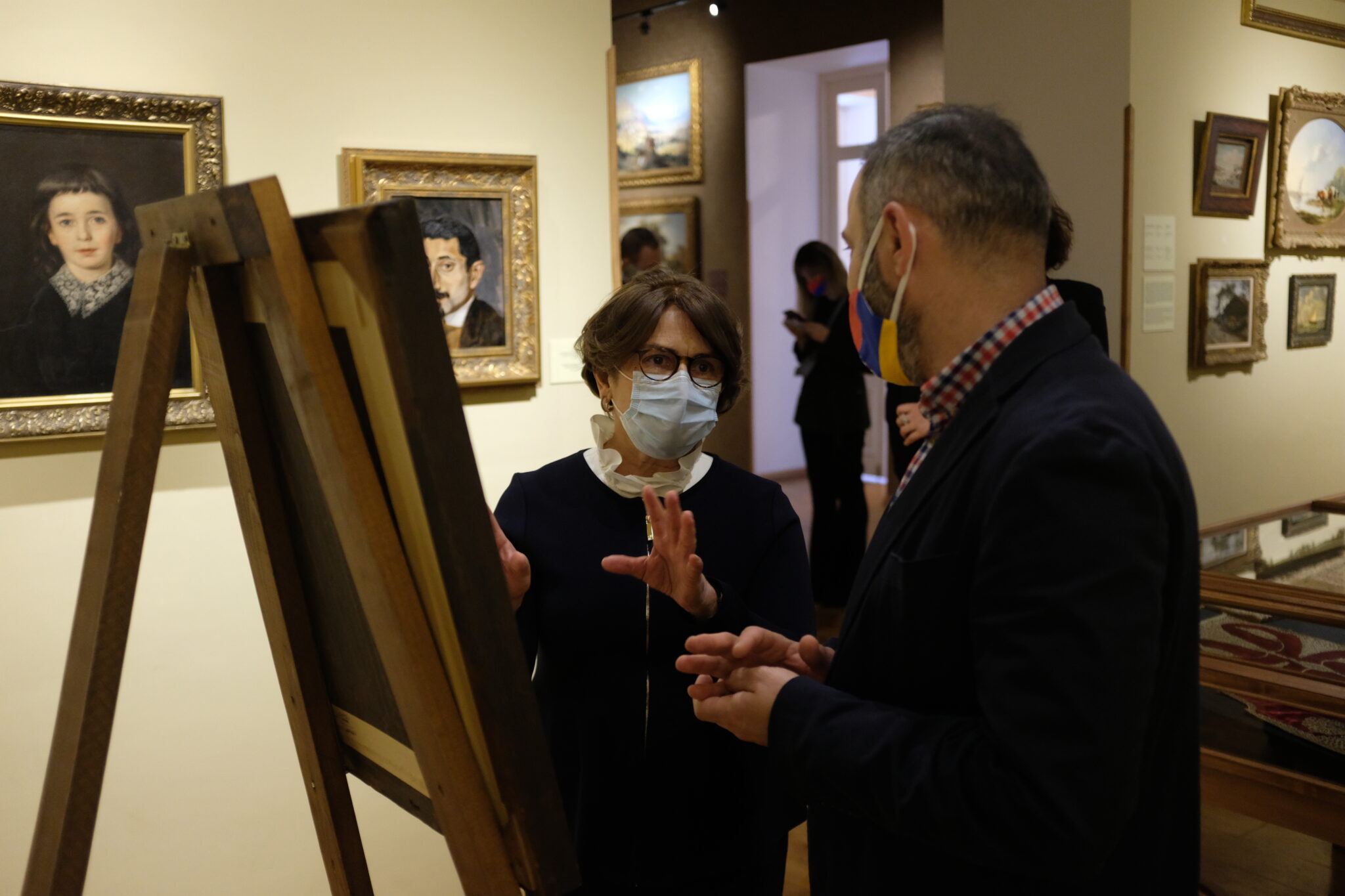 “Армянский уголок” тбилисского музея искусств “Art Palace”: Нуне Саркисян посетила музей 