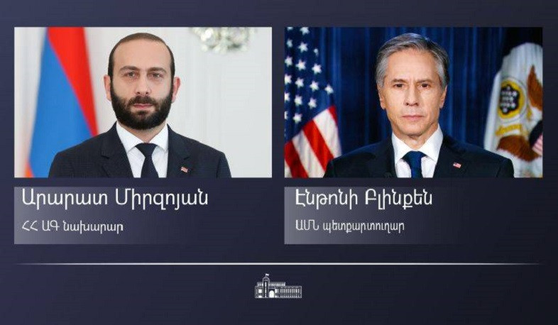 US encourages reengagement in substantive negotiations on Karabakh: Blinken congratulates Mirzoyan on appointment