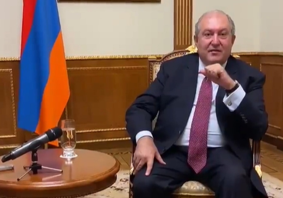 Отрывок из интервью президента Армении Армена Саркисяна немецкой Bild: Видео