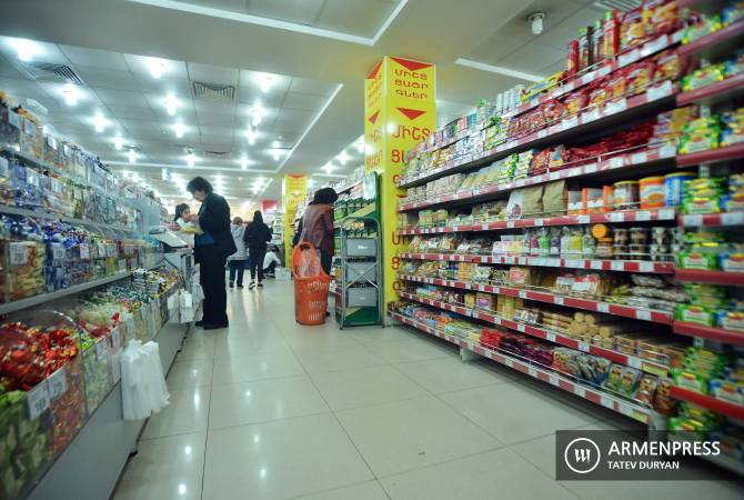 12-month inflation in Armenia’s consumer market comprises 1.3%