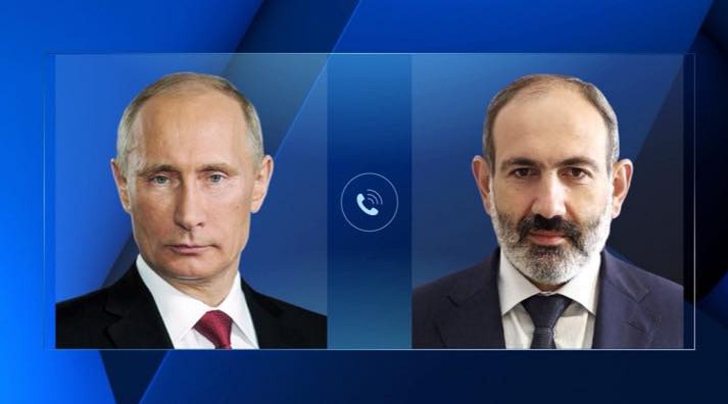 Состоялся телефонный разговор Владимира Путина с Николом Пашиняном
