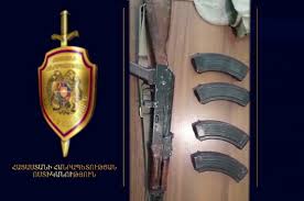 Vardenis police find Kalashnikov assault rifle brought from Artsakh